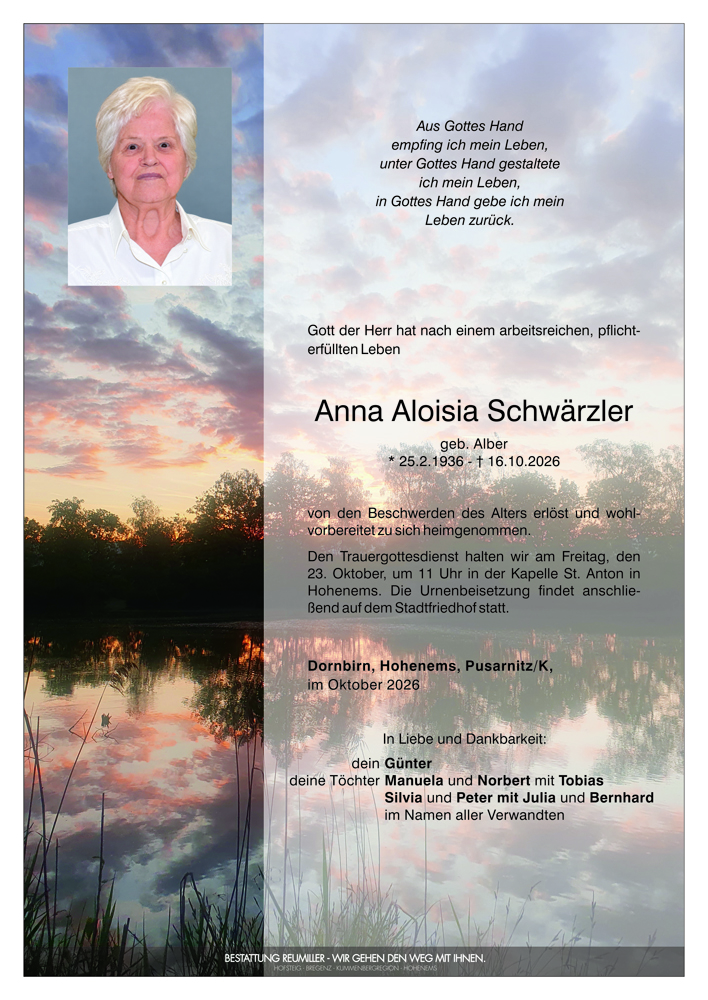 Anna Aloisia Schwärzler
